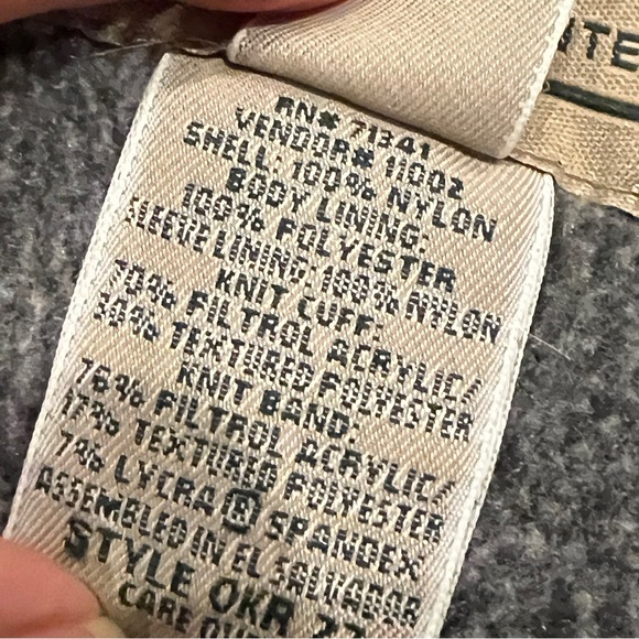 Vintage L.L. Bean Men's Tan Jacket Outdoor Workwear Fleece Lining Size XL - Picture 11 of 12